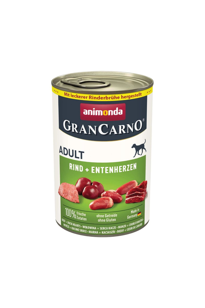 Animonda GranCarno Sığırlı ve Ördekli Yetişkin Köpek Konservesi 400g