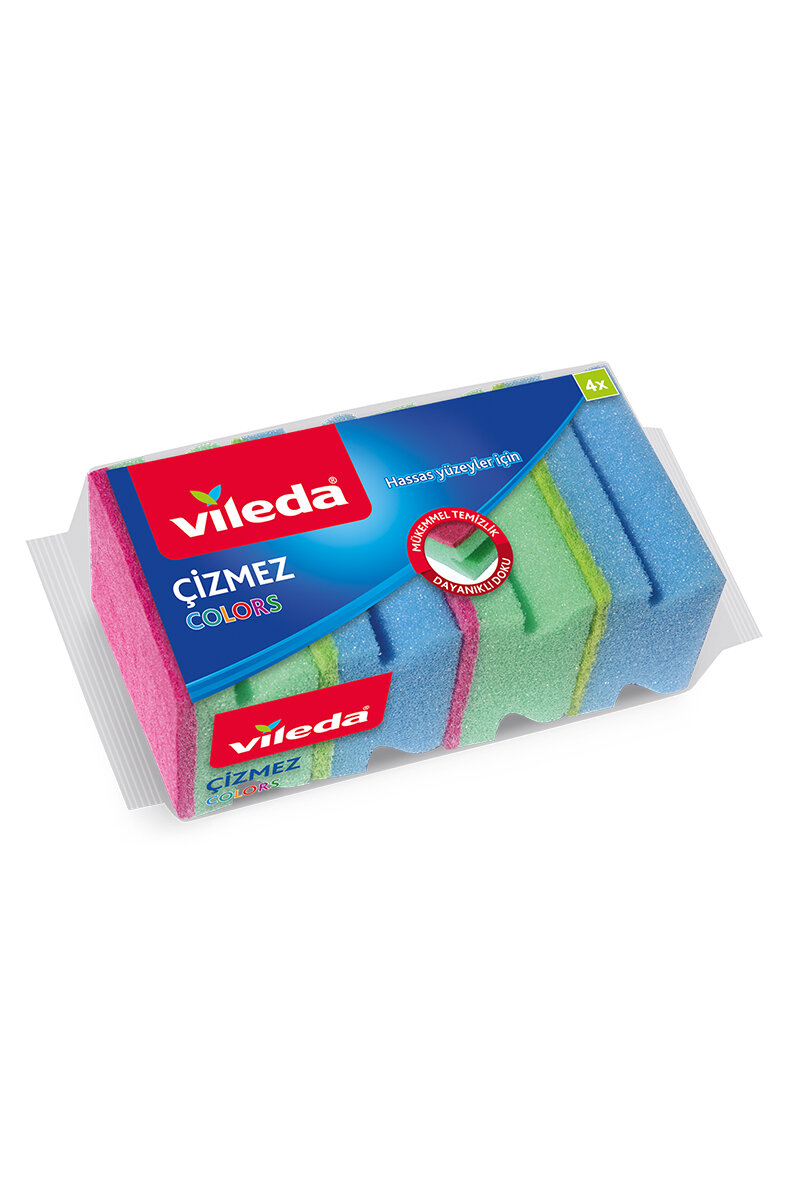 Vileda Colors Sünger 4'lü