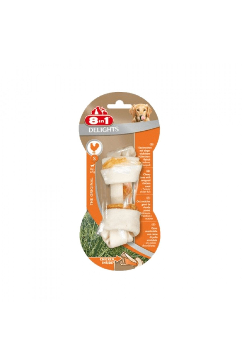 8IN1 Delights Bones Köpek Ödül Kemiği Tavuklu S