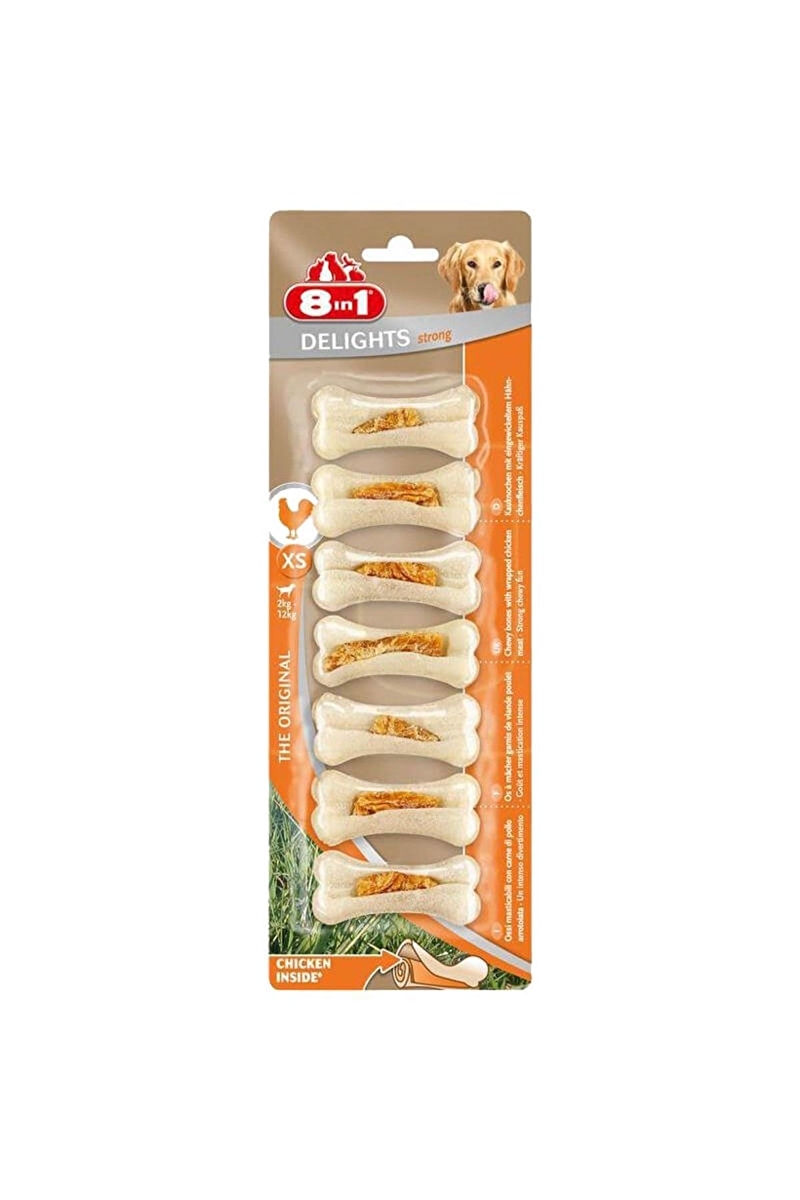 8in1 Tavuklu Köpek Ağız Bakım Kemiği