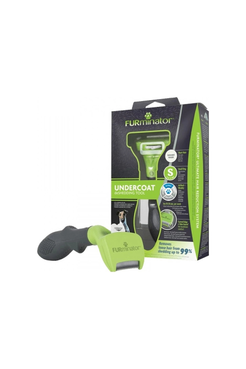 Furminator Köpek Tarağı - Kısa Tüylü Küçük Irk Köpekler için - S