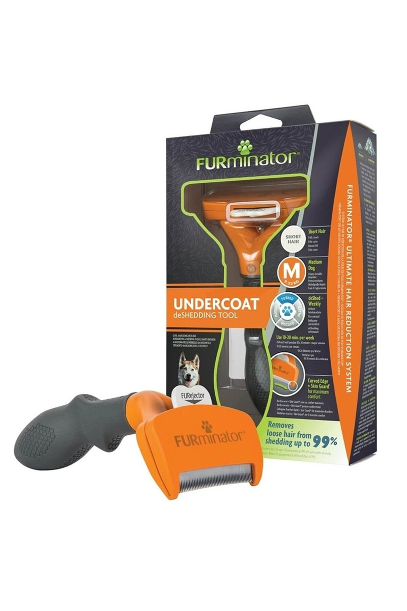 Furminator Köpek Tarağı - Kısa Tüylü Orta Irk Köpekler için - M