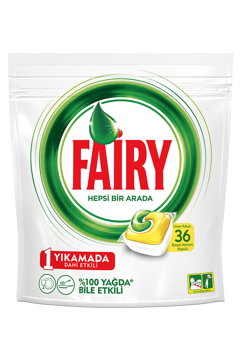 Fairy 36 Lı Bulaşık Makinası Tableti Hepsi Bir Arada