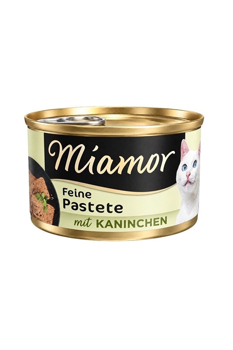 Miamor Pastete Tavşanlı Yetişkin Konserve Kedi Maması 85 Gr