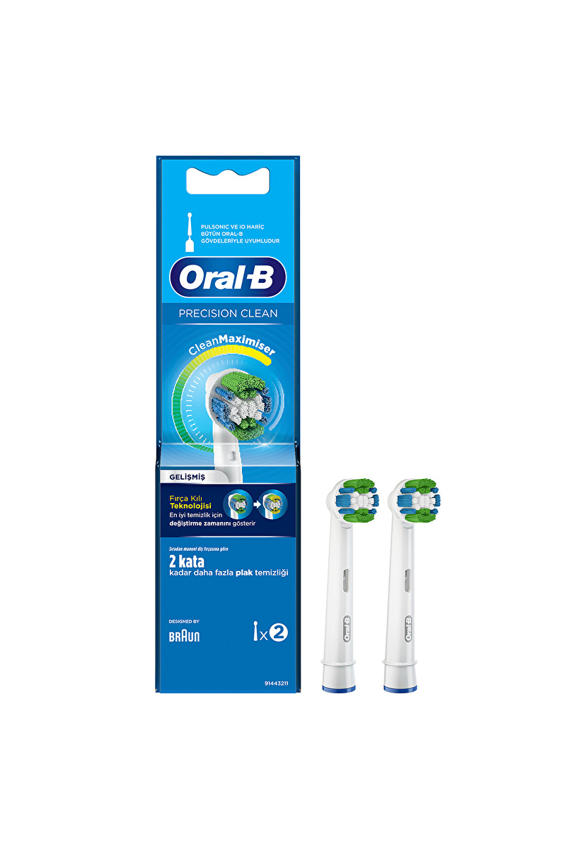 Oral B Diş Fırçası Yedek Başlığı Precision Clean 2'li