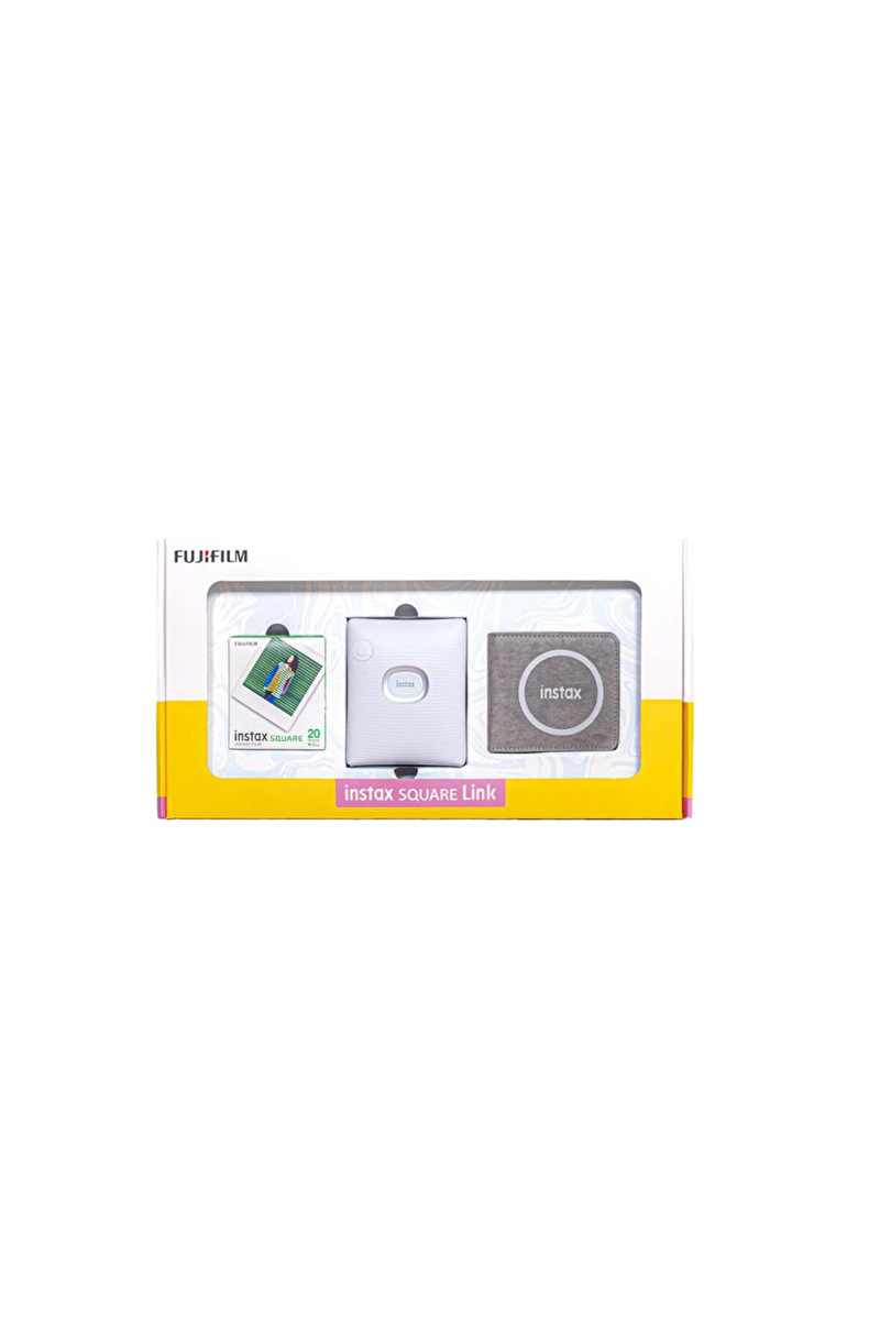 Instax Square Link Beyaz Akıllı Telefon Yazıcısı Bundle Box
