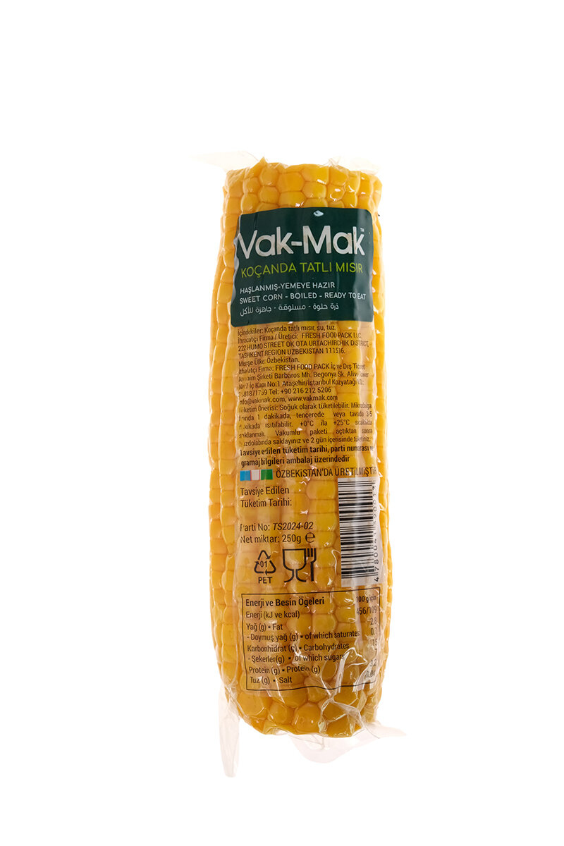 Vak-Mak Koçanda Tatlı Mısır 250 G