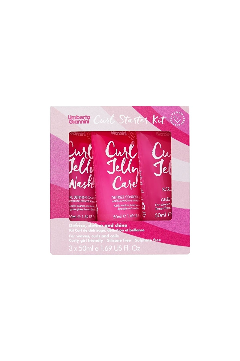 Umberto Giannini Curl Starter Kit Şampuan + Krem + Şekillendiri Jel