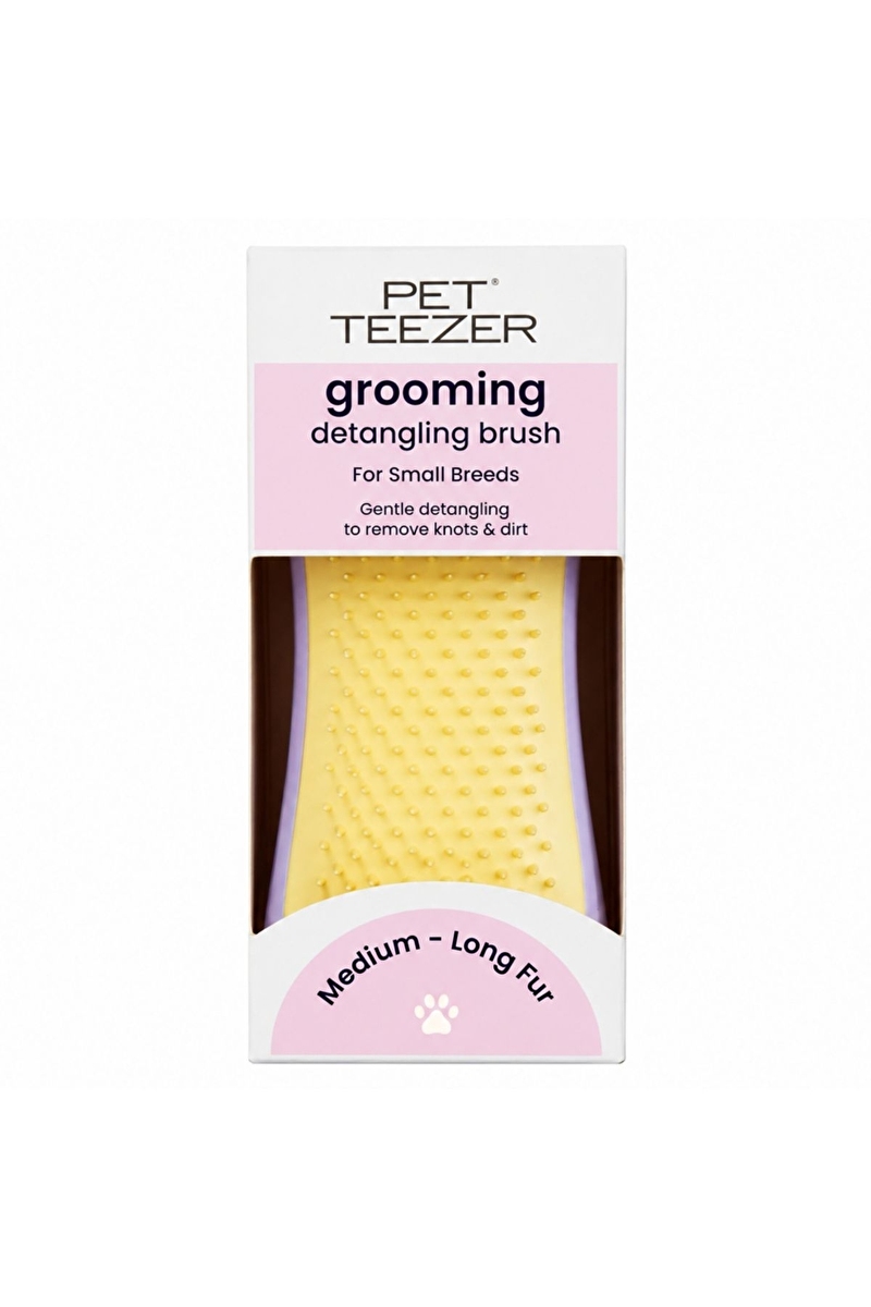 PT TÜY AÇICI KÖPEK TARAK KÜÇÜK IRK-LİLA/SARI