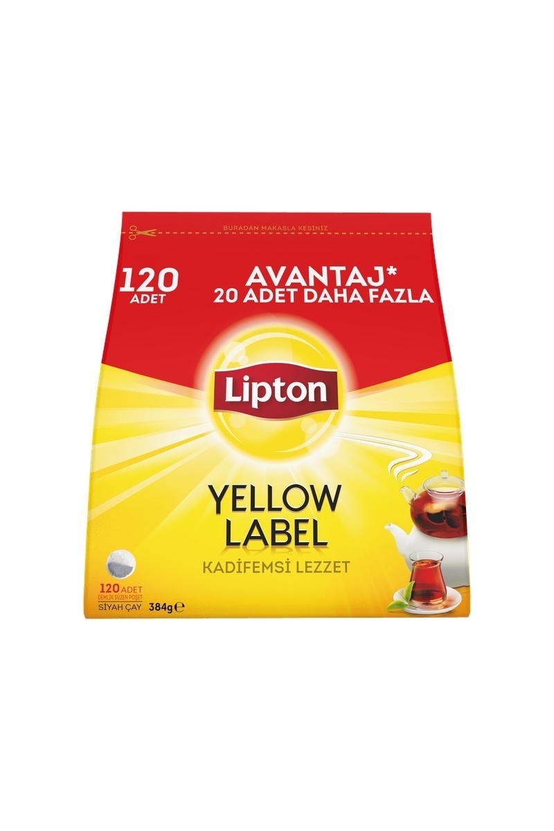 Lipton Yellow Label Demlik Poşet Çay 120'li