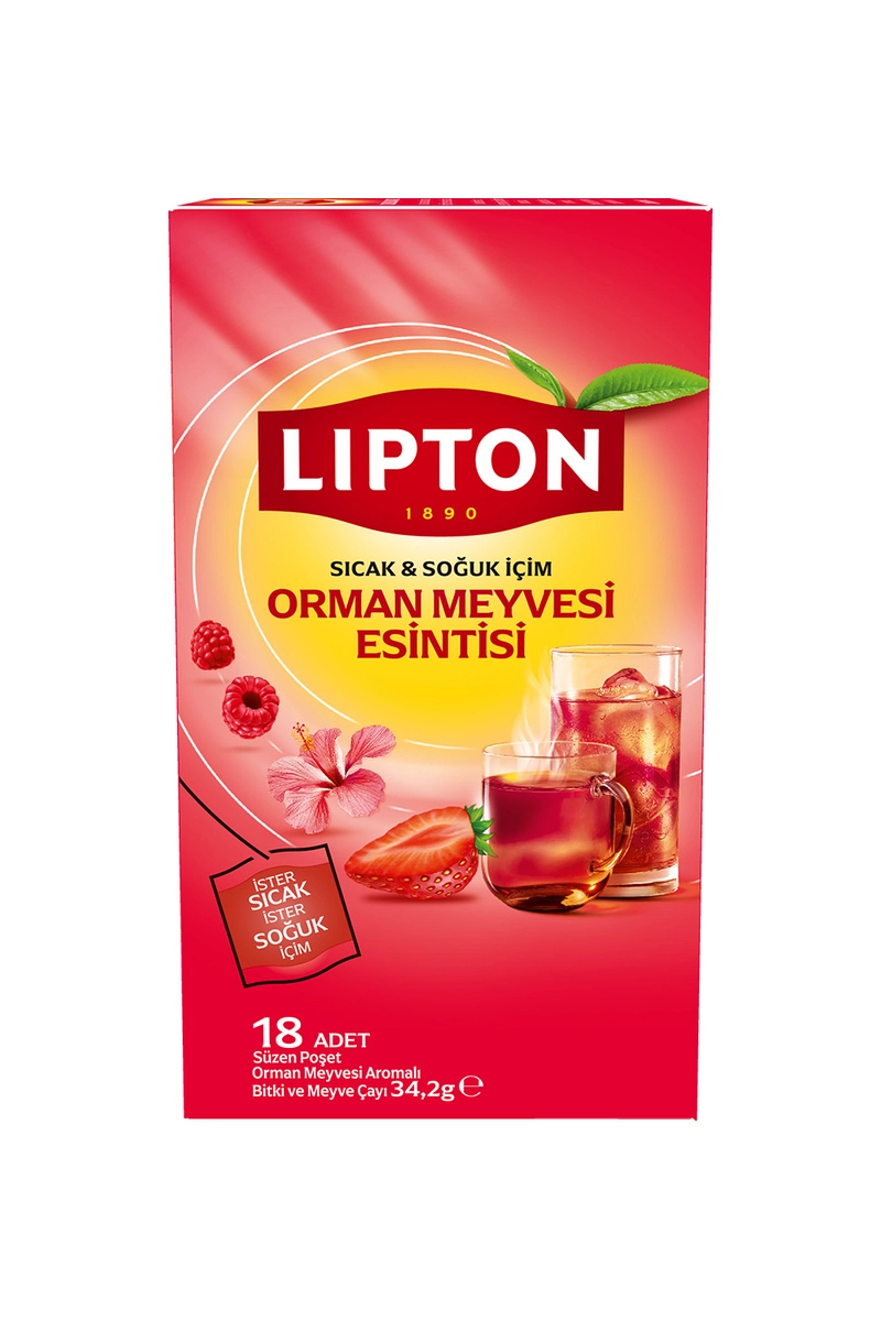 Lipton Orman Meyve Esintisi Bitki ve Meyve Çayı 18'li 34,2 G