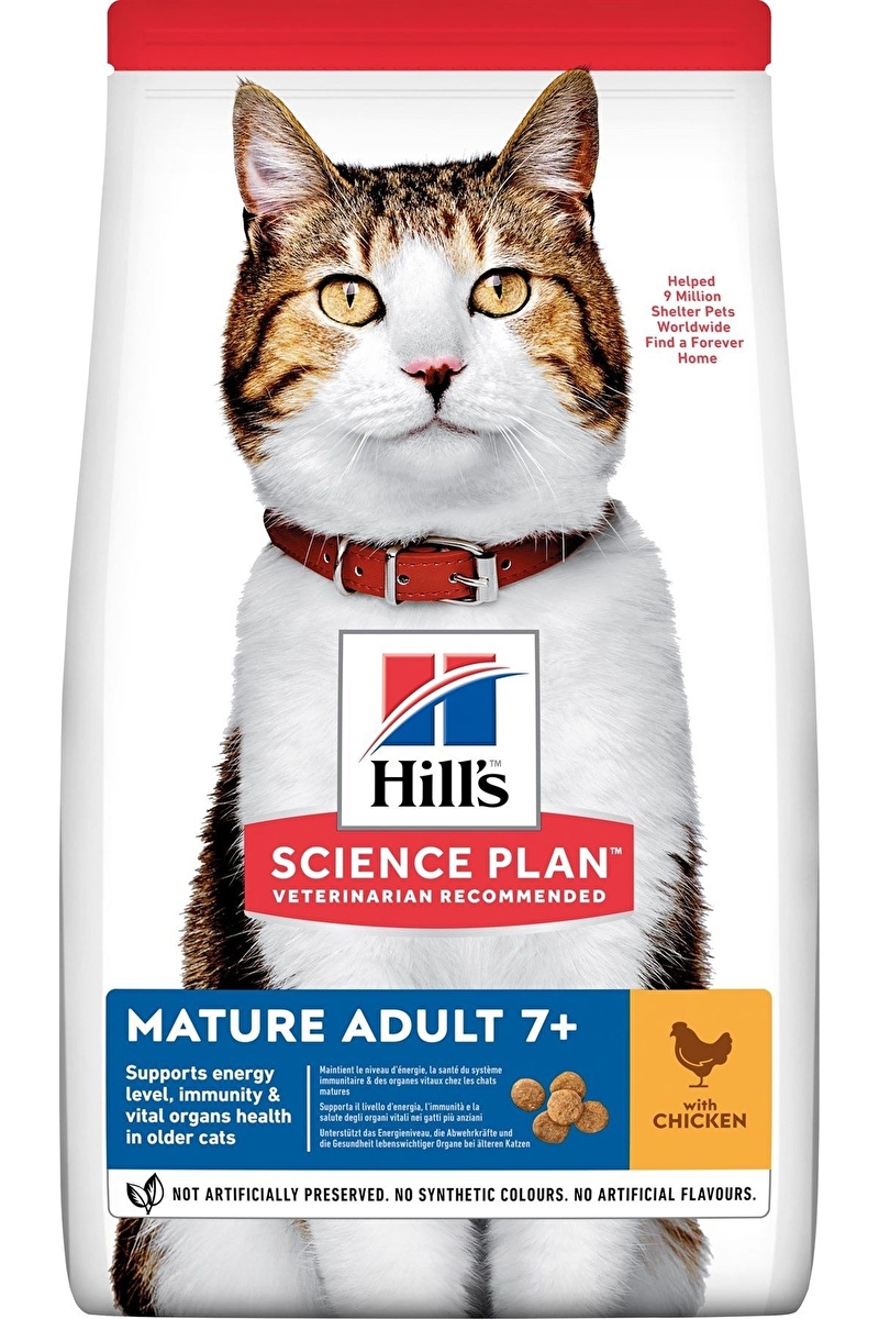 Hill's SP Tavuklu +7 Yaşlı Kedi Maması 1.5KG