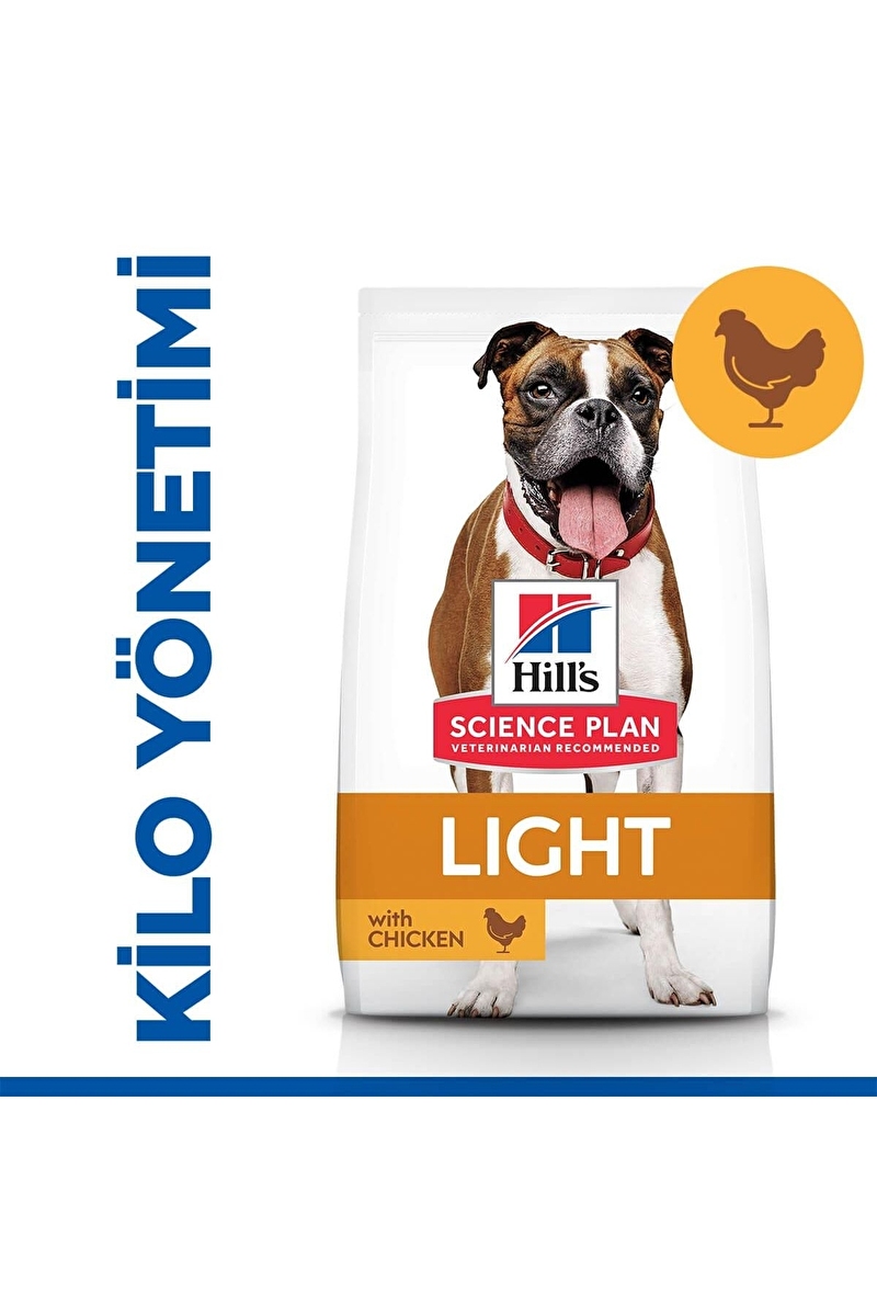 Hill's SP Light Tavuklu Orta Irk Yetişkin Köpek Maması 2.5KG