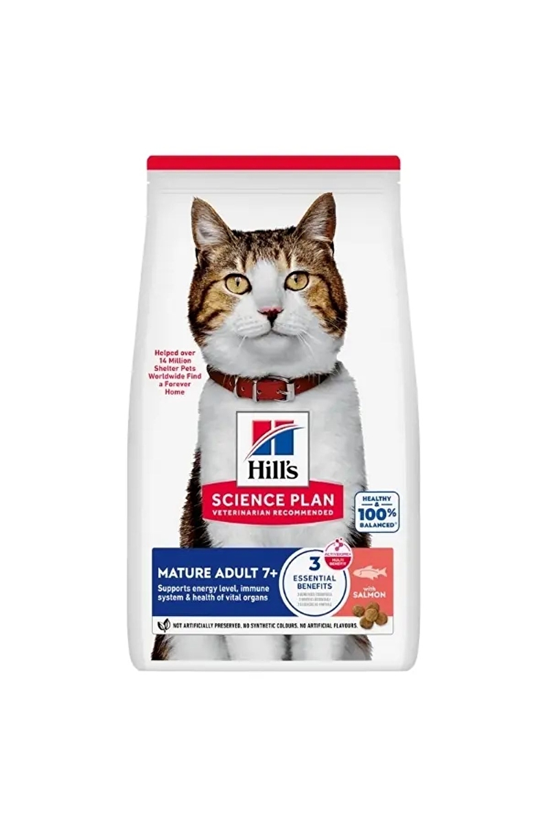 Hill's SP Somonlu +7 Yaşlı Kedi Maması 1.5KG