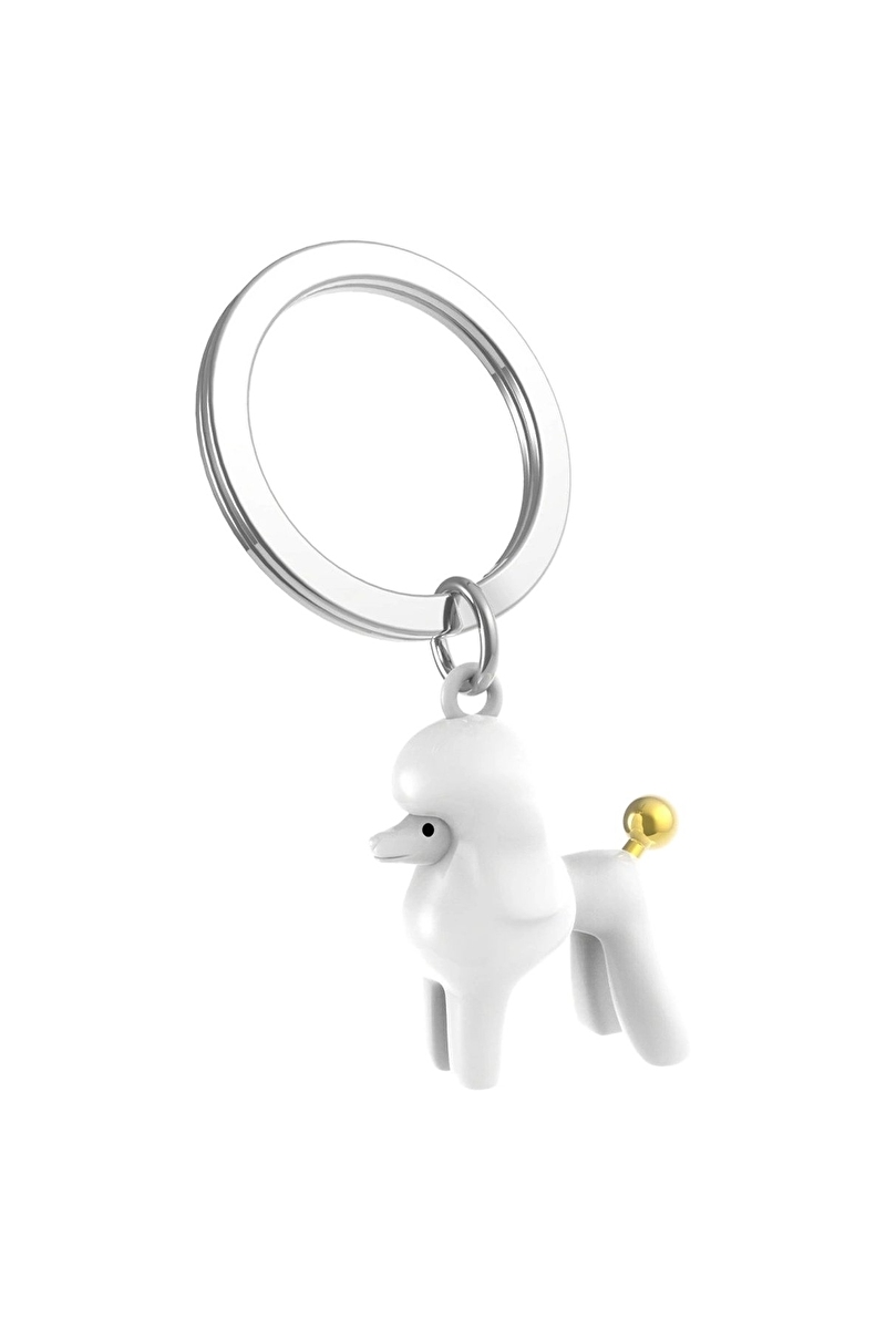 Metalmorphose Kaniş Köpek Anahtarlık Beyaz MTM255-01