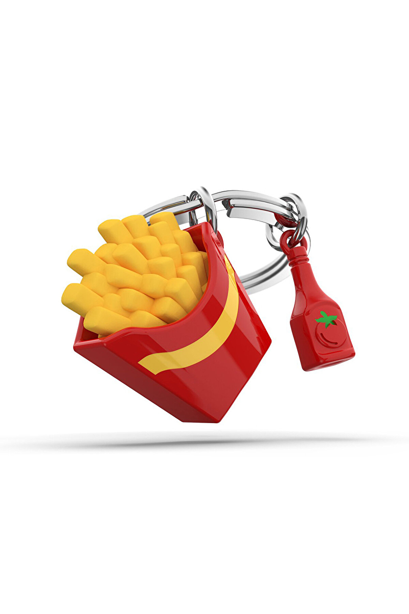 Metalmorphose French Fries ve Ketçup Anahtarlık