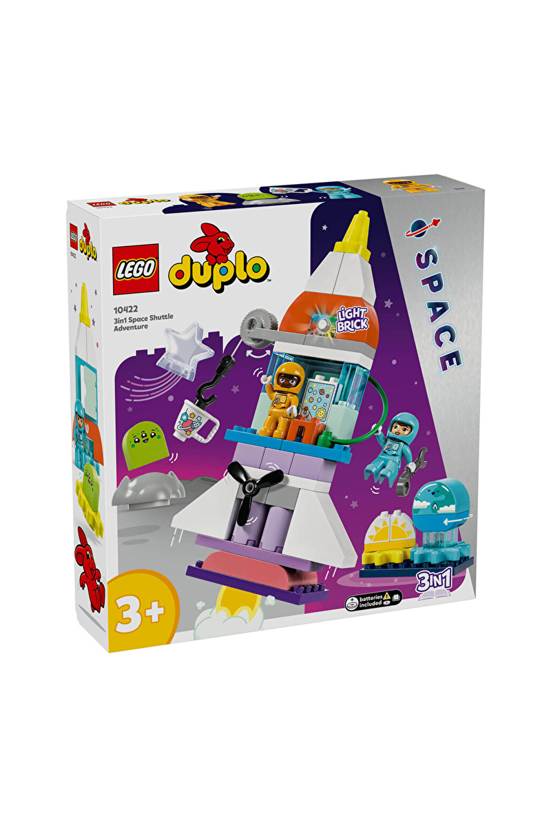 10422 LEGO® DUPLO 3’ü 1 Arada Uzay Mekiği Macerası