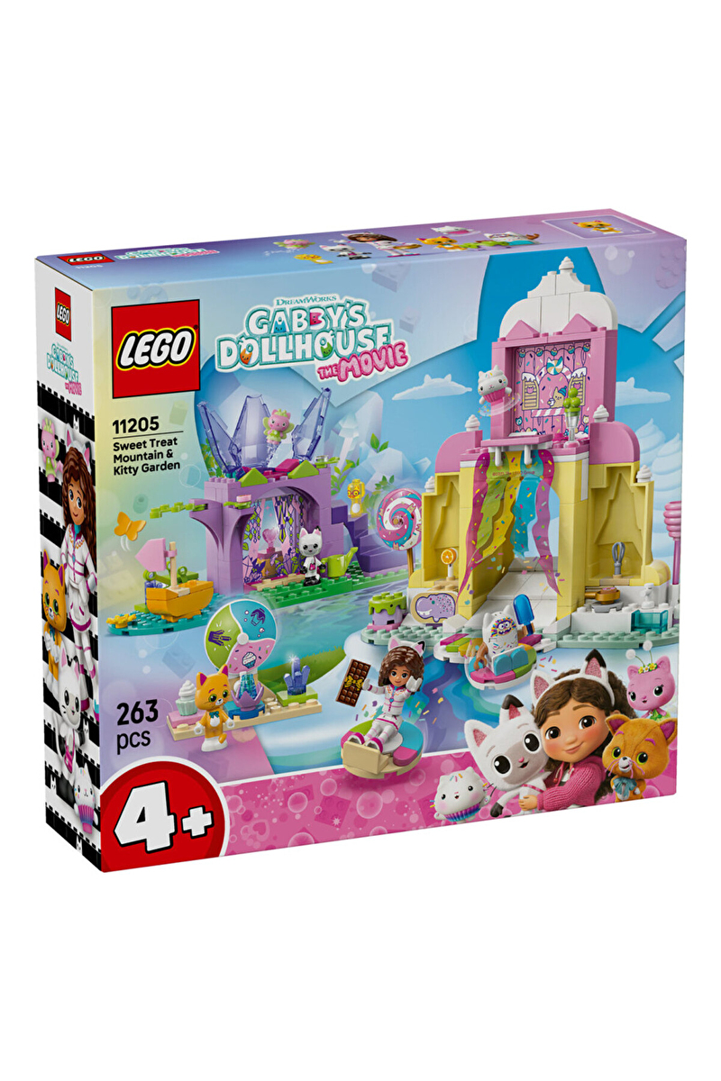 Lego Gabby's Dollhouse Tatlı Şekerleme Dağı ve Kedi Bahçesi 11205