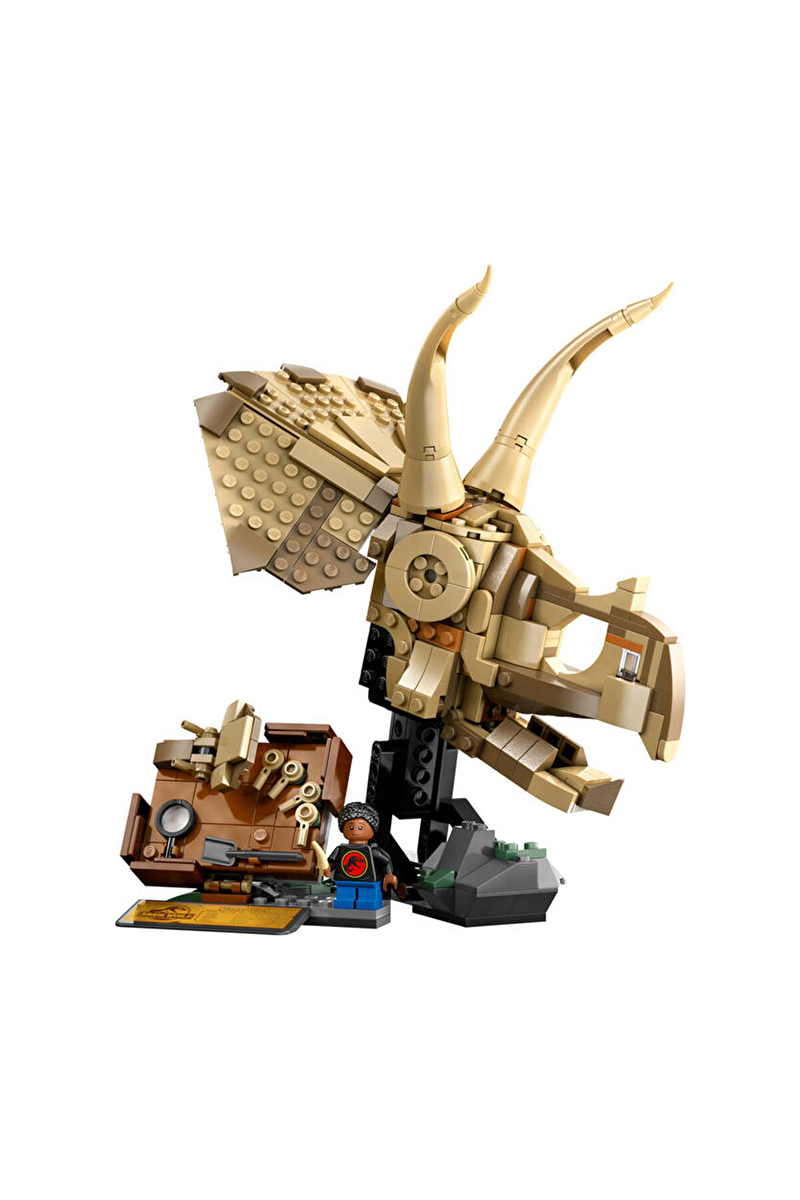 Lego Juraasic World Dinozor Fosilleri: Triceratops Kafatası Model Seti