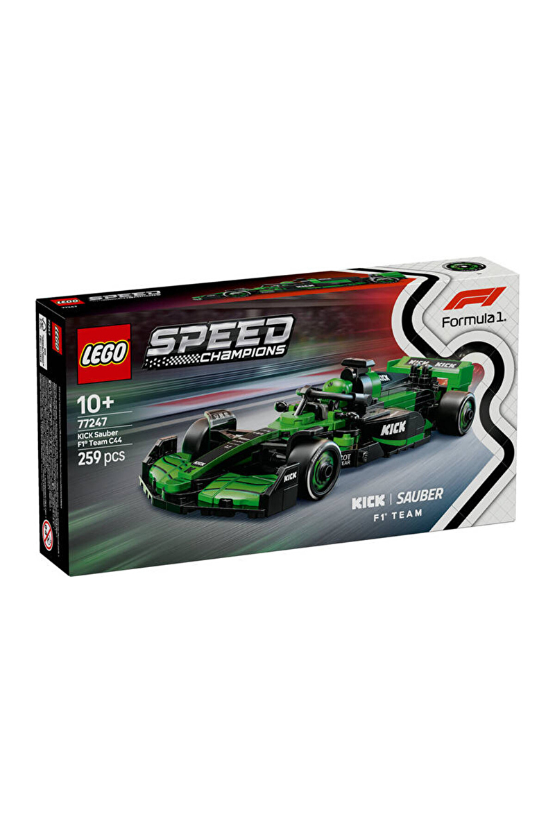 LEGO Speed Champions KICK Sauber F1® Team C44 Yarış Arabası Oyuncak Araç 77247
