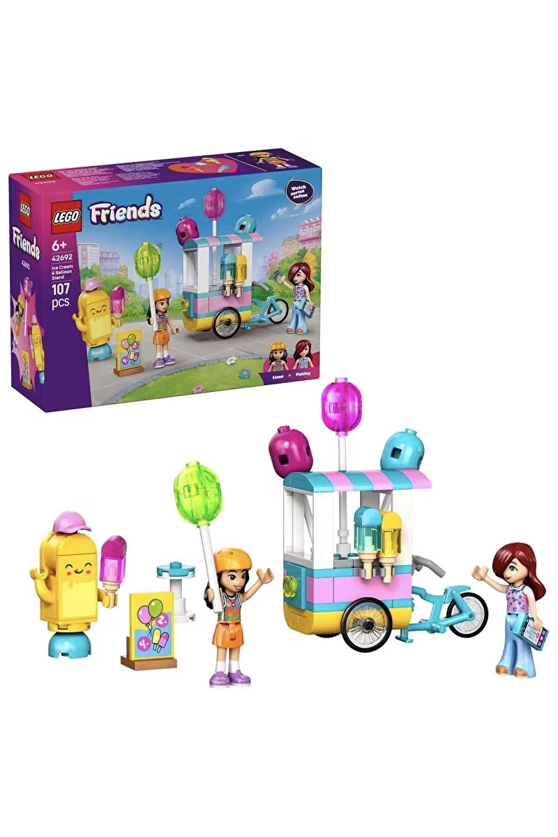 Lego Friends Balon ve Dondurma Standı 42692