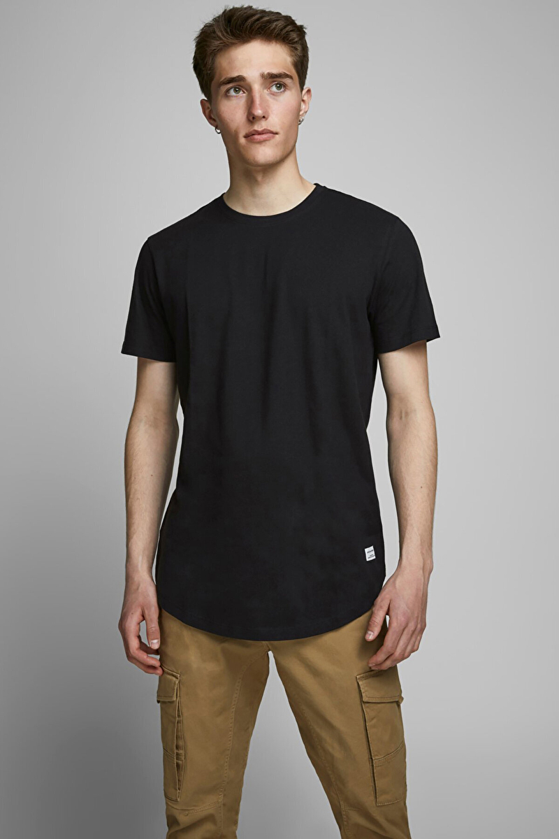 Jack&Jones Erkek Tişört 12113648 Black
