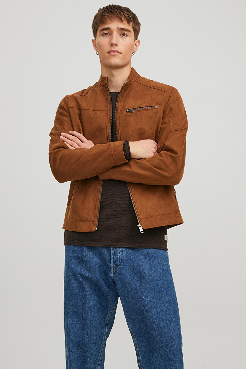 Jack&Jones Rocky Erkek Ceket 12147218 COGNAC
