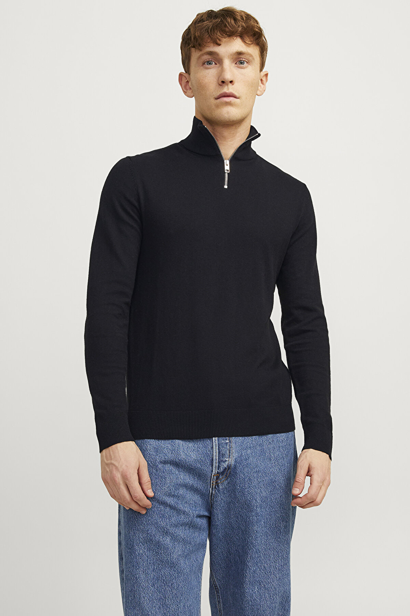 Jack&Jones Erkek Triko 12189339 BLACK