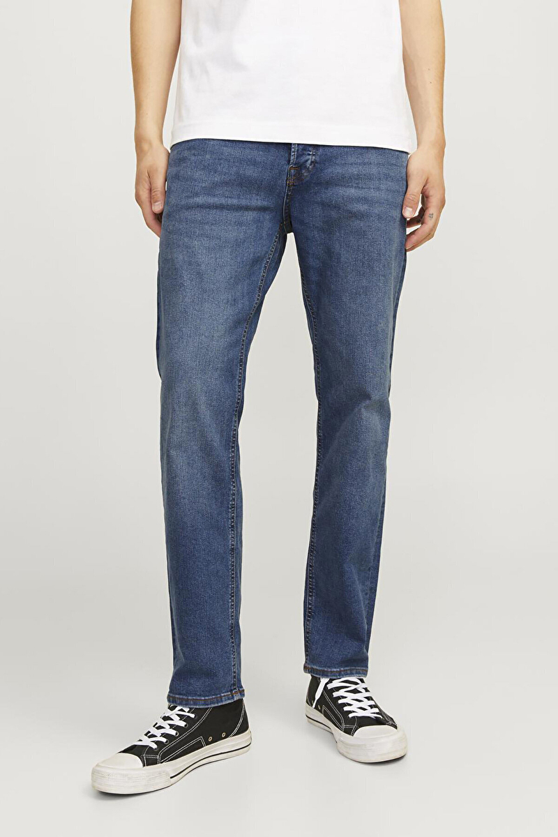 Jack&Jones Mike Erkek Kot Pantolon 12246914 BLUE DENIM