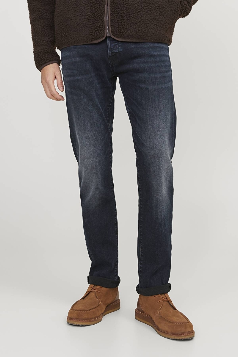 Jack&Jones Erkek Kot Pantolon 12252901 BLUE DENIM