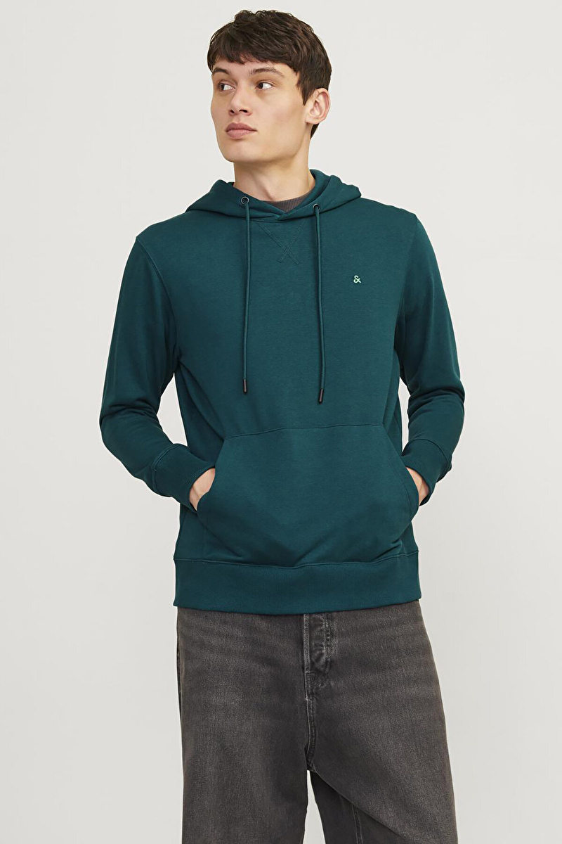 Jack&Jones Erkek Sweatshirt 12256591 DEEP TEAL