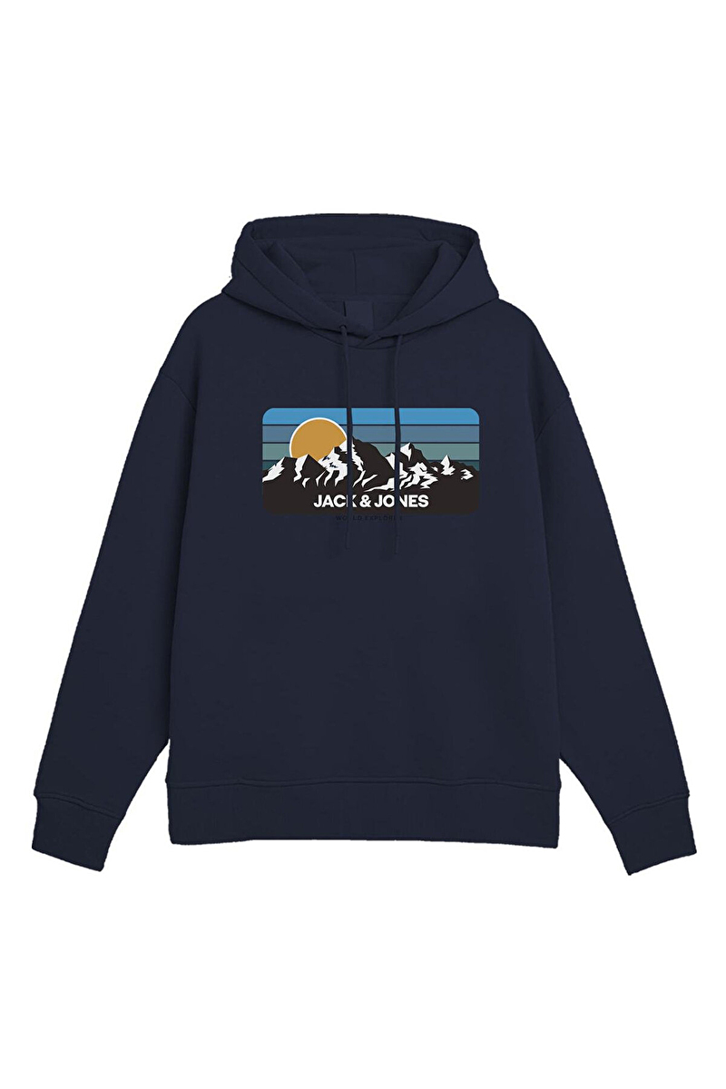 Jack&Jones Erkek Sweatshirt 12264635 NAVY BLAZER