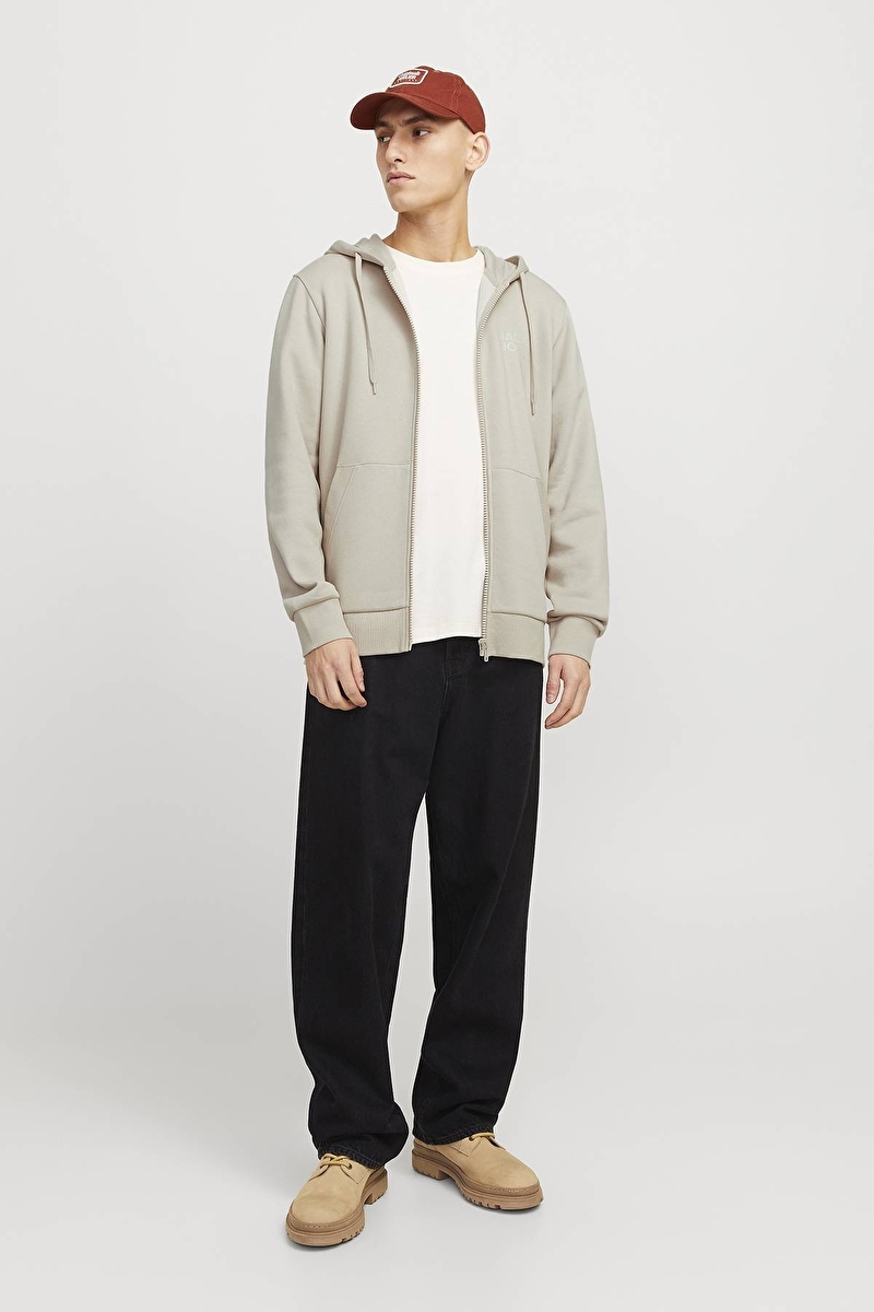 Jack&Jones Erkek Sweatshirt 12265177 MOONBEAM