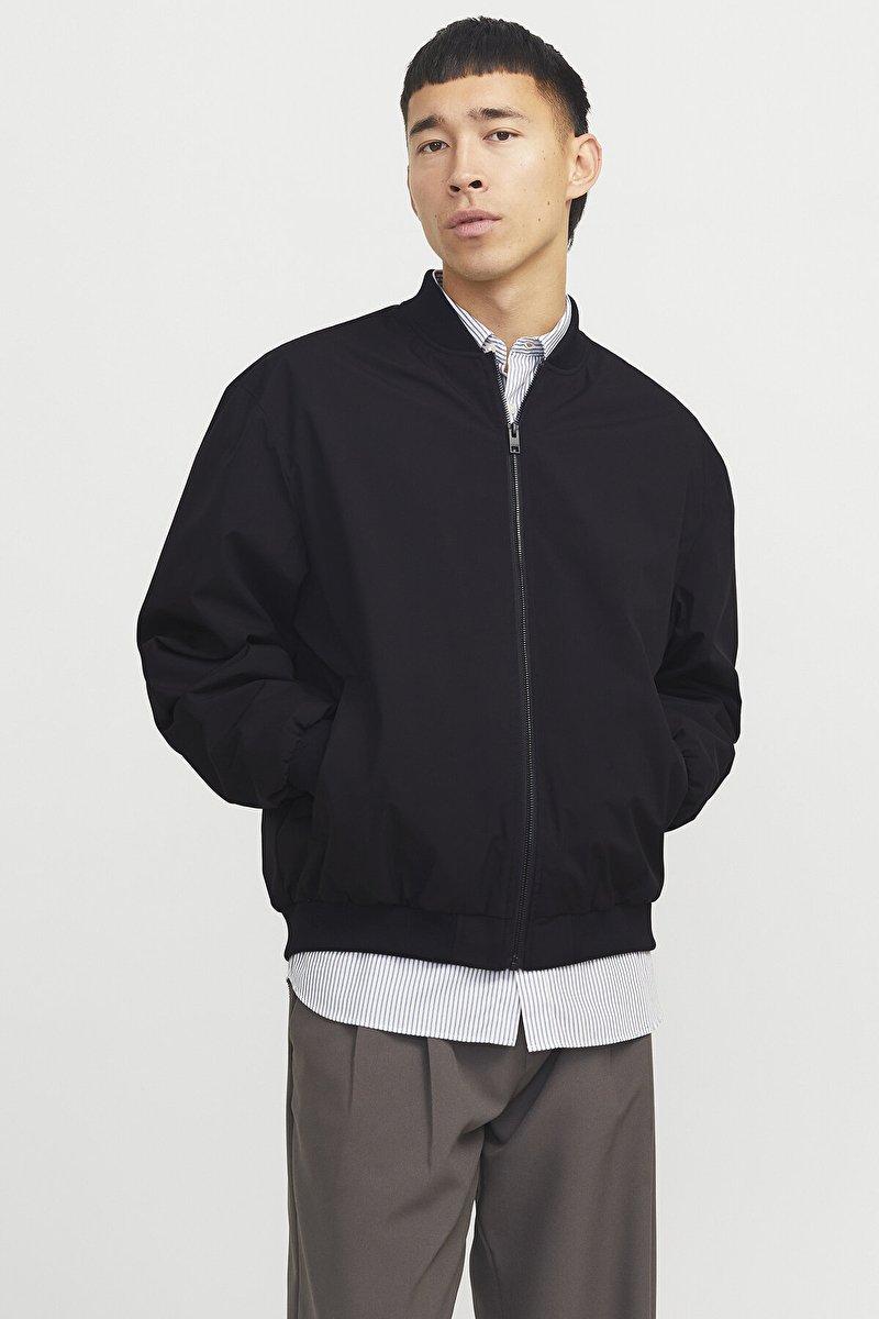 Jack&Jones Charge Bomber Erkek Mont 12268608 BLACK