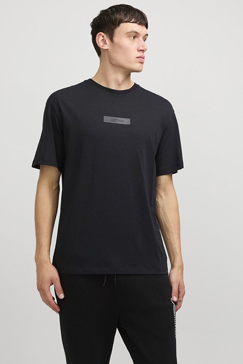 Jack&Jones Erkek Tişört 12269369 BLACK