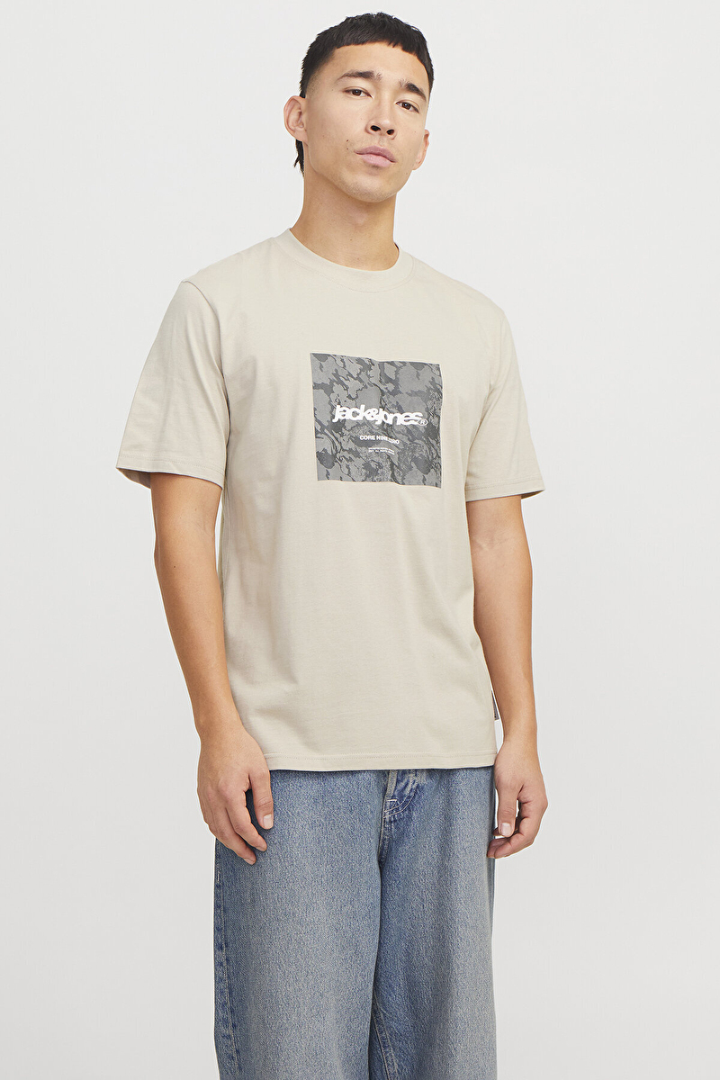 Jack&Jones Erkek Tişört 12273239 PURE CASHMERE