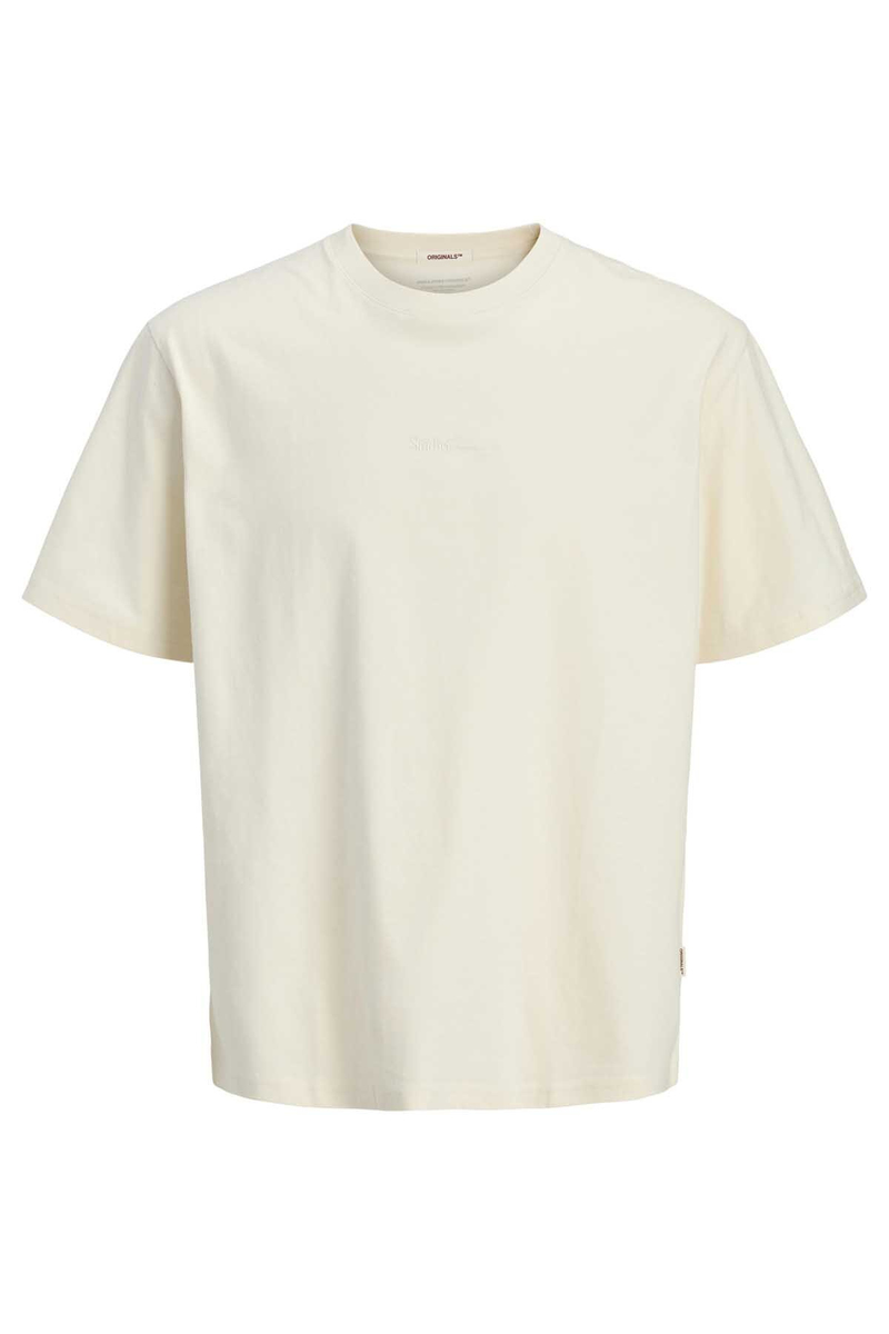 Jack&Jones Erkek Tişört 12277181 ANTIQUE WHITE