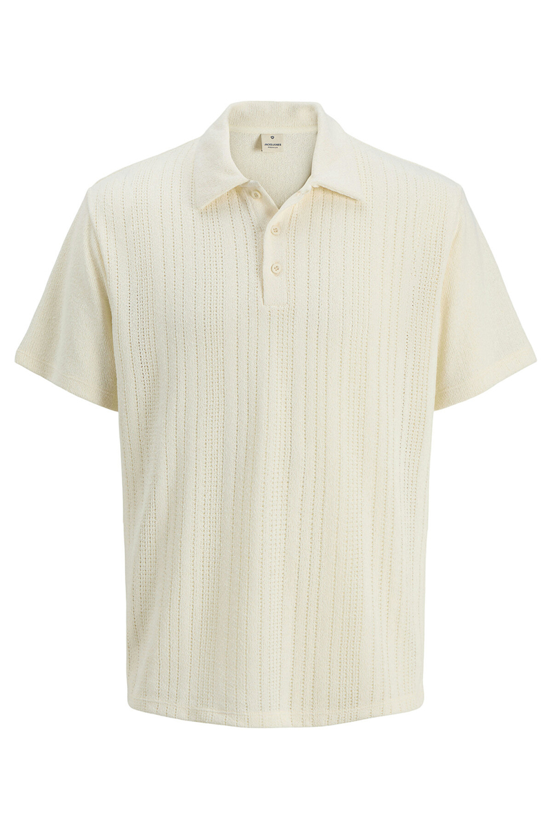 Jack&Jones Erkek Polo Yaka Tişört 12276313 ALMOND MILK