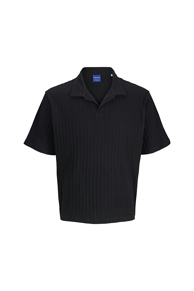 Jack&Jones Erkek Polo Yaka Tişört 12285744 BLACK