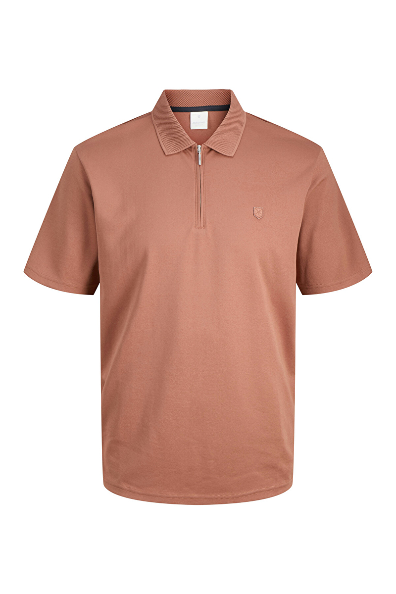 Jack&Jones Erkek Polo Yaka Tişört 12286330 REDWOOD BURL