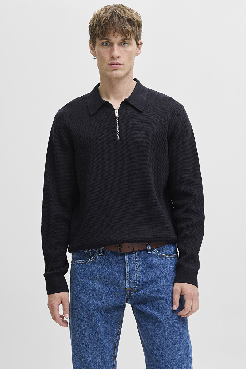 Jack&Jones Erkek Triko 12281743 NIGHT SKY