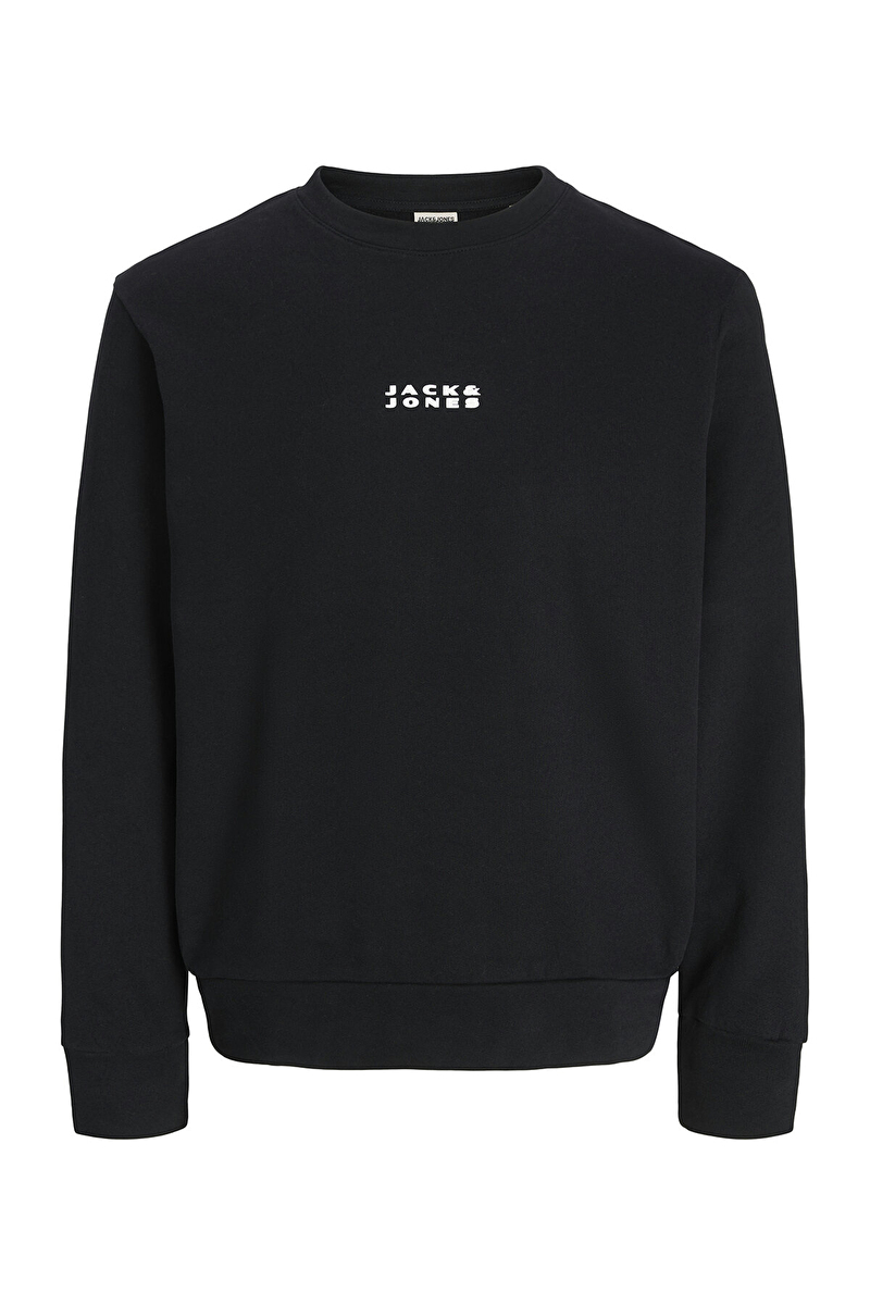 Jack&Jones Erkek Sweatshirt 12282821 BLACK