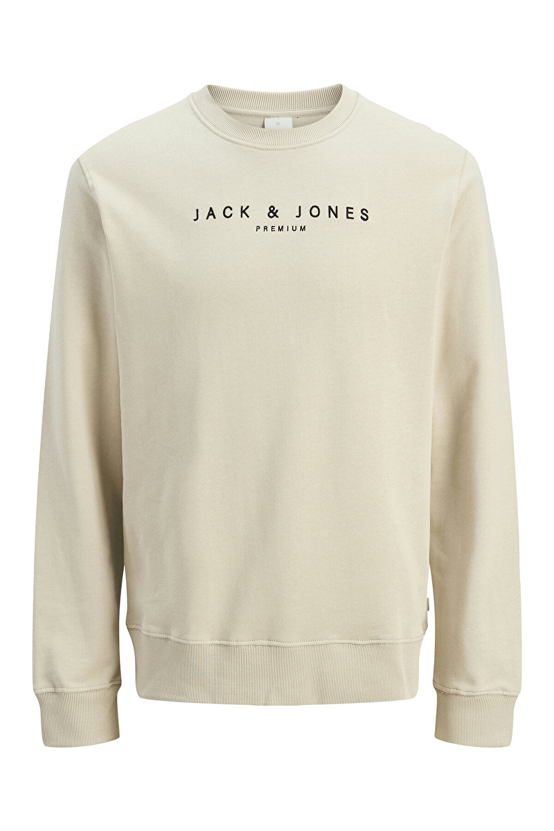 Jack&Jones Erkek Sweatshirt 12283436 SILVER LINING