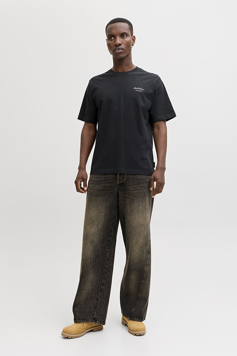 Jack&Jones Erkek Tişört 12287990 BLACK