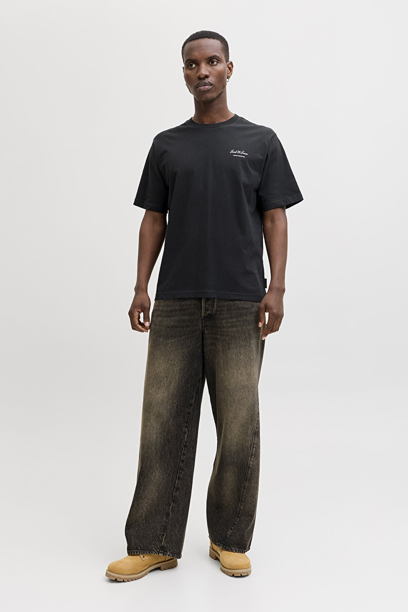Jack&Jones Erkek Tişört 12287990 BLACK