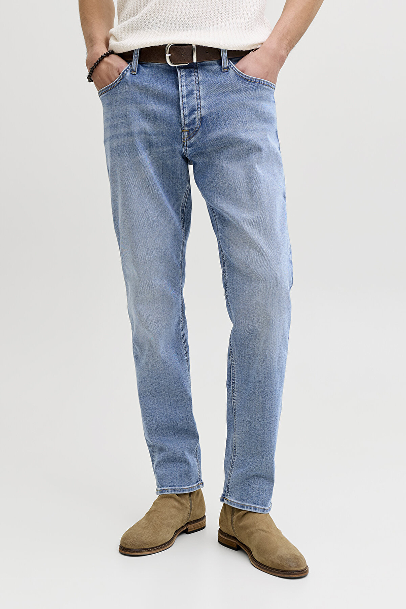 Jack&Jones Mike Erkek Kot Pantolon 12289824 BLUE DENIM