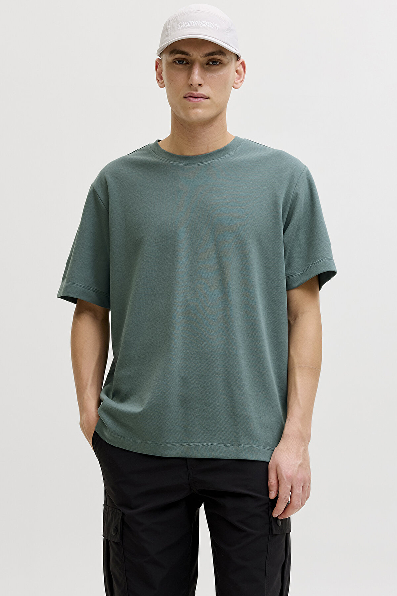 Jack&Jones Erkek Tişört 12289962 NORTH ATLANTIC