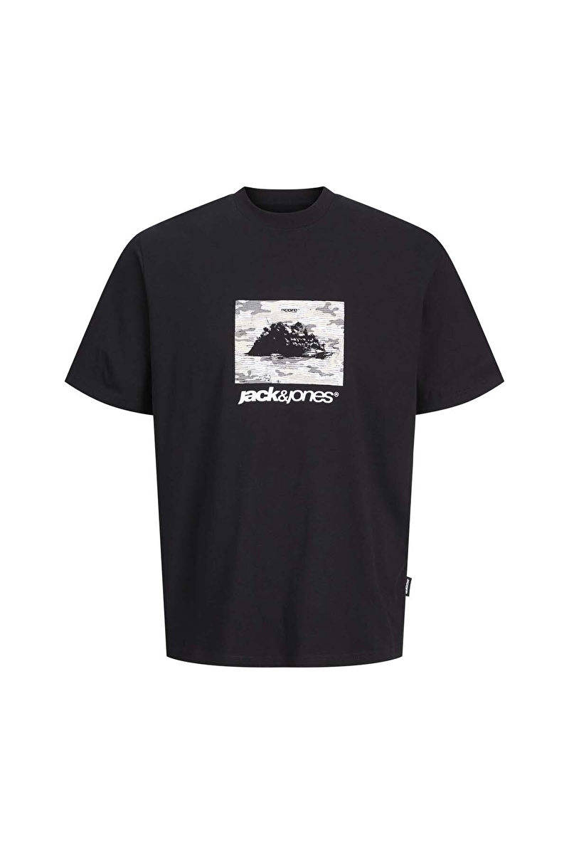 Jack&Jones Erkek Tişört 12289924 BLACK