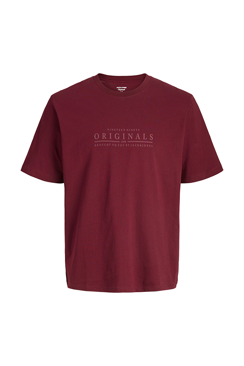 Jack&Jones Erkek Tişört 12290315 CABERNET