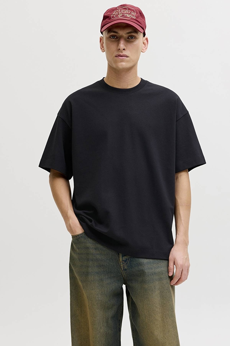 Jack&Jones Erkek Tişört 12298906 Black